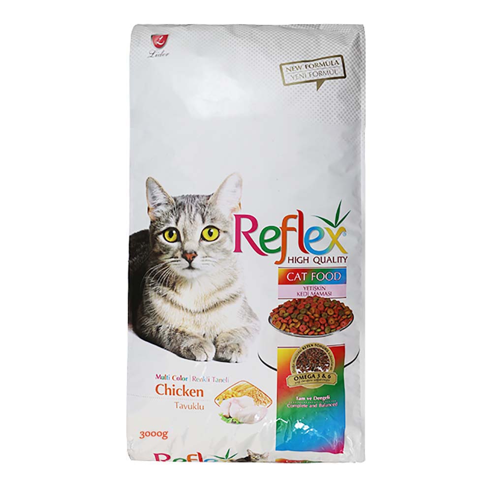غذای گربه رفلکس مدل Multi 3 وزن ۳ کیلوگرم