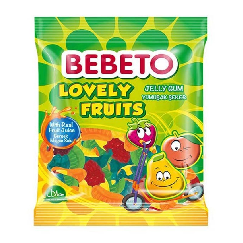 پاستیل BEBETO با طعم میوه ای