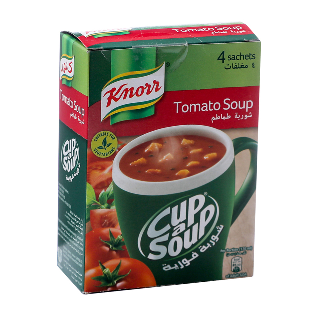 سوپ نیمه آماده KNORR گوجه فرنگی 88 گرمی