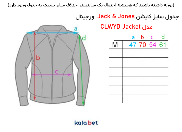 کاپشن Jack & Jones اورجینال مدل CLWYD Jacket