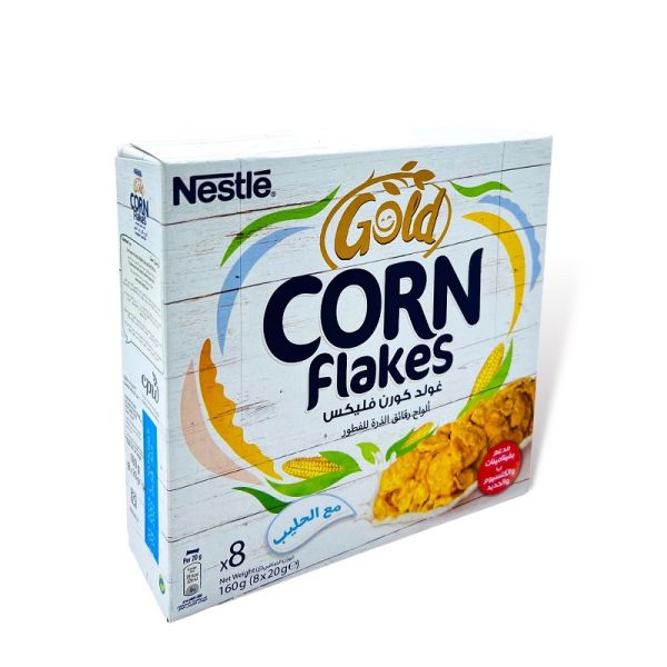 غلات بار کورن فلیکس Nestle مدل Gold بسته 8 عددی